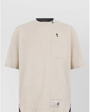Maison Mihara Yasuhiro Cotton Short-Sleeve T-Shirt - Natural