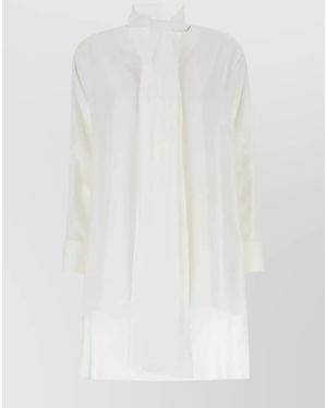 Loewe Silk Oversized Blouse - White