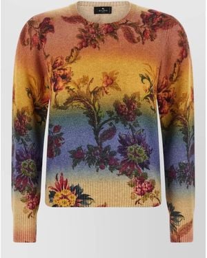 Etro Dégradé Jacquard Jumper - Blue