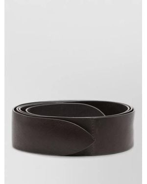 Cortana Leather Belt - Gray