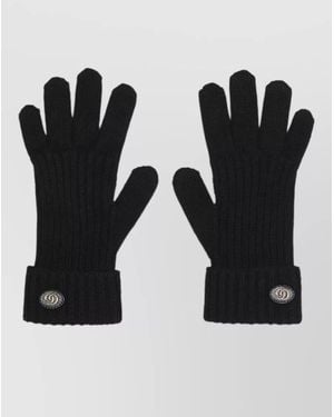 Gucci Leather Gloves - Black