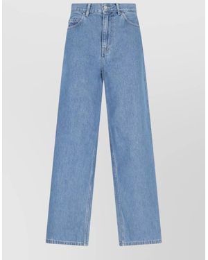 Carhartt Wide-Leg Pants With Pockets And Loops - Blue