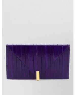 Giuseppe Zanotti Tuxedo Clutch Bag Chain Strap Design - Purple