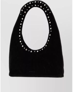 GIMAGUAS Leather Clutch Bag - Black