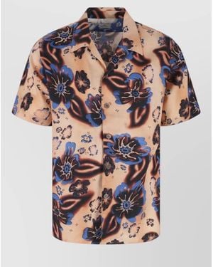 Paul Smith Short Sleeve T Shirt Floral Pattern - Multicolour