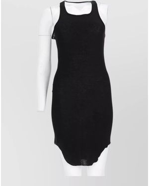 Rick Owens Ribbed Tank Top - Black