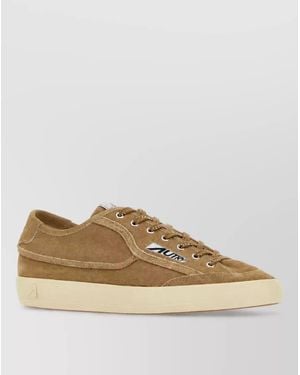 Autry Suede Lace-Up Trainers - Brown