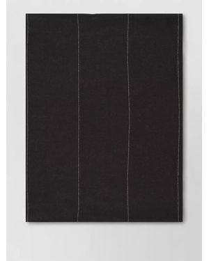Peserico Wool Beaded Square Scarf - Black