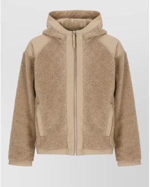 Canada Goose Reversible Hooded Boucle Padded Jacket - Natural