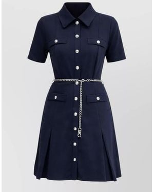 MICHAEL Michael Kors Mini "Scuba" Dress - Blue