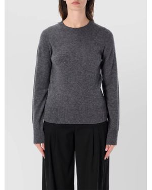 Rhea Costa Cashmere Wool Crewneck Sweatshirt - Grey