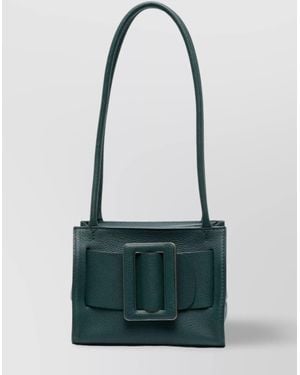 Boyy Soft Leather Tote Bag With Buckle Detail - Green