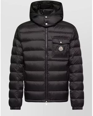 Moncler Verith Hooded Short Down Coat - Black