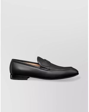 Dior Leather Loafers - Black