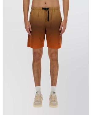 MSGM Cotton Deck Shorts - Brown