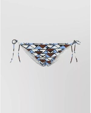 Prada Printed Bikini Bottom - Metallic