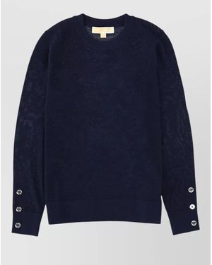 Michael Kors Merino Wool Sweatshirt - Blue