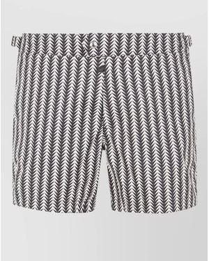 Tom Ford Geometric Print Swim Shorts - Multicolour