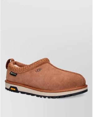 UGG Leather Ballet Slippers - Brown