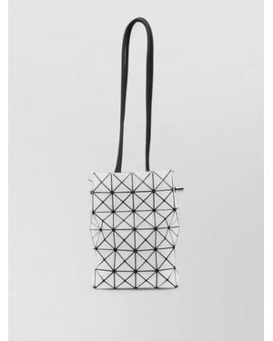 Issey Miyake Geometric Shoulder Bag - White