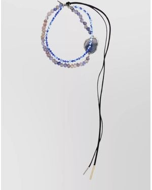 Dries Van Noten Pendant Necklace - Blue