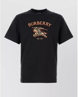 Burberry Cotton Check Shirt - Black