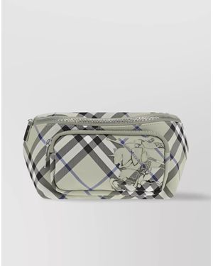 Burberry Archive Check Fanny Pack - Gray