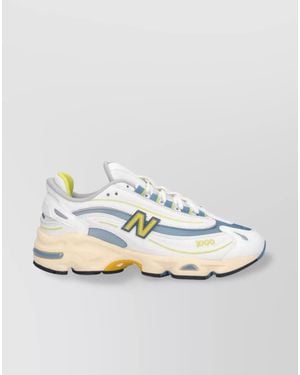 New Balance Low Top Trainers Mesh Panels - Metallic