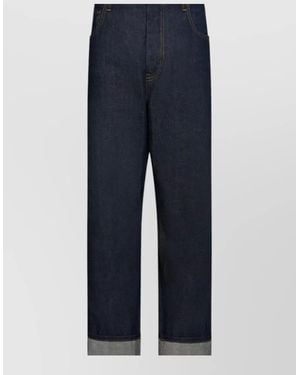 Thom Browne Denim Straight-Leg Trousers - Blue