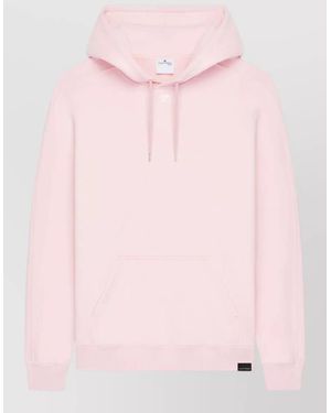 Courreges Hooded Crewneck Jumper Nylon Silk Blend - Pink