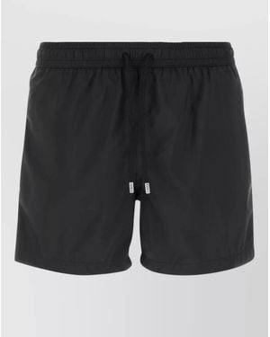 Fedeli Polyester Swim Shorts - Black