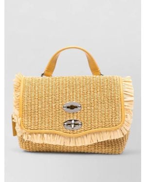 Zanellato Vimini Baby Crossbody Bag Fringe Hardware - Metallic