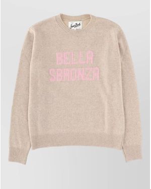 MC2 Saint Barth New Queen Knit Crew Neck Jumper - Pink