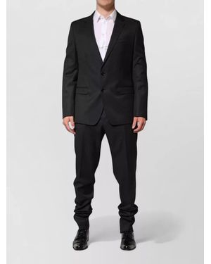 Dolce & Gabbana Wool Single Breasted Modern Slim Suit - Black