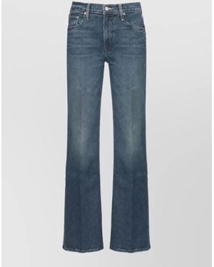 Mother Straight-Leg Jeans - Blue