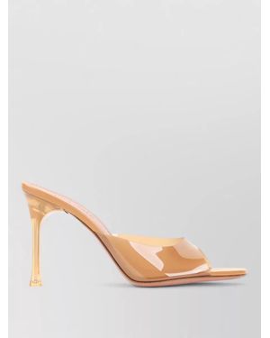 AMINA MUADDI Pvc High Heel Mules - Pink