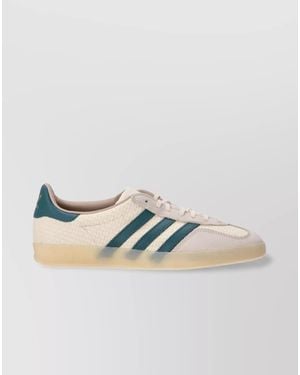 adidas Suede Leather Gazelle Indoor Low-Top Trainers - Metallic