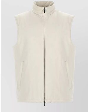 Fay Turtleneck Vest - White