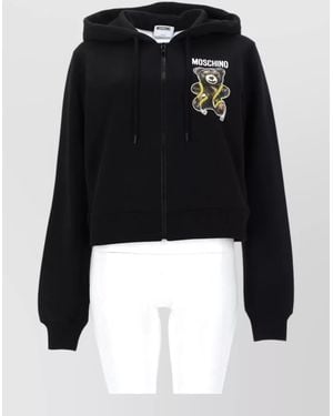 Moschino Cropped Jacket - Black
