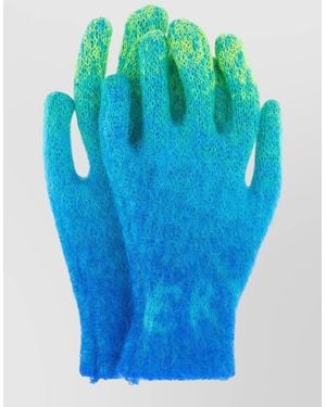 ERL Mohair-Blend Gloves - Blue