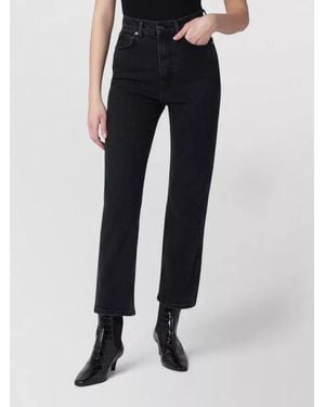 Anine Bing Pants Five Pocket Design Belt Loops - Blue