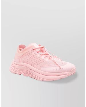 KENZO Low Top Sneakers With Mesh Upper And Rubber Sole - Pink