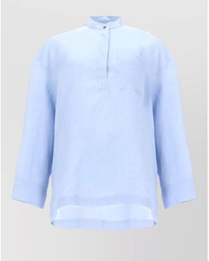 Max Mara Linen Blouse - Blue