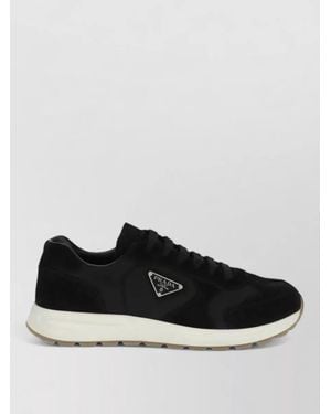 Prada Recycled Polyamide Low-Top Sneakers - Black