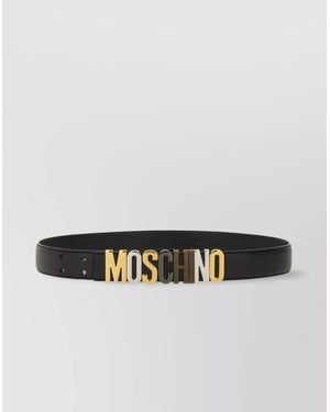 Moschino Adjustable Logo Buckle Belt - Multicolor