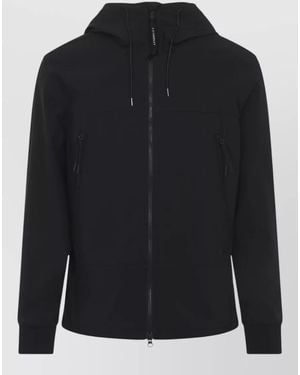 C.P. Company Shell R Hooded Goggle Jacket - Blue