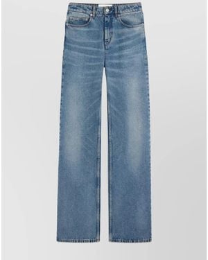 Ami Paris Denim Flared Jeans - Blue