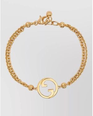 Gucci Bracelet Double Chain Statement Design - Metallic