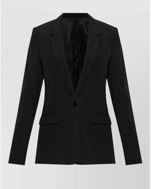 Isabel Marant Feray Tailored Jacket Notch Lapel Design - Black