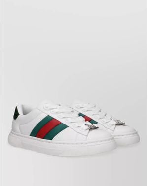 Gucci Leather Low-Top Sneakers - Multicolor